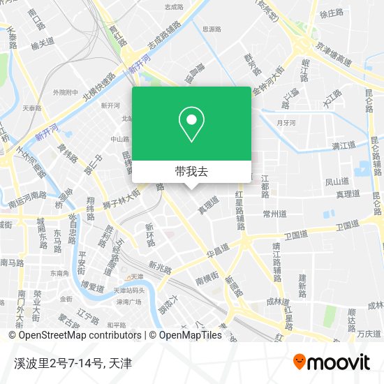 溪波里2号7-14号地图