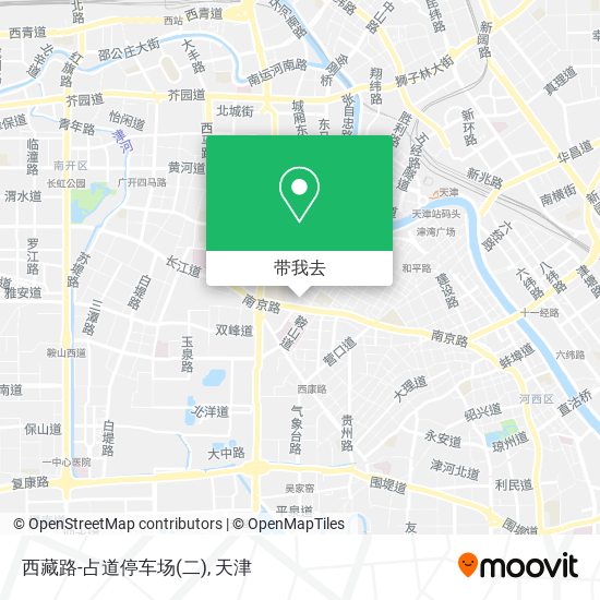 西藏路-占道停车场(二)地图