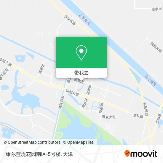 维尔蓝堤花园南区-5号楼地图