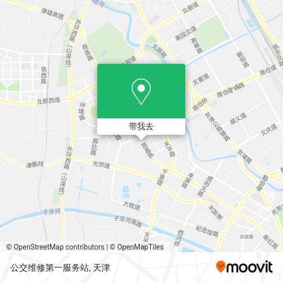 公交维修第一服务站地图