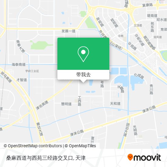 桑麻西道与西苑三经路交叉口地图