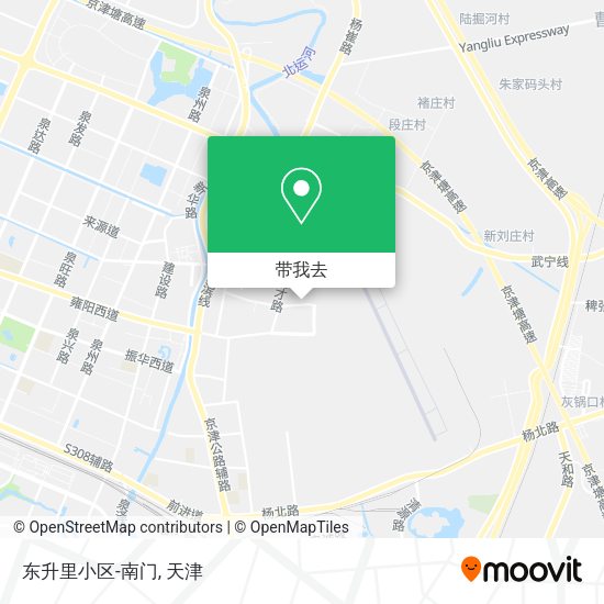 东升里小区-南门地图
