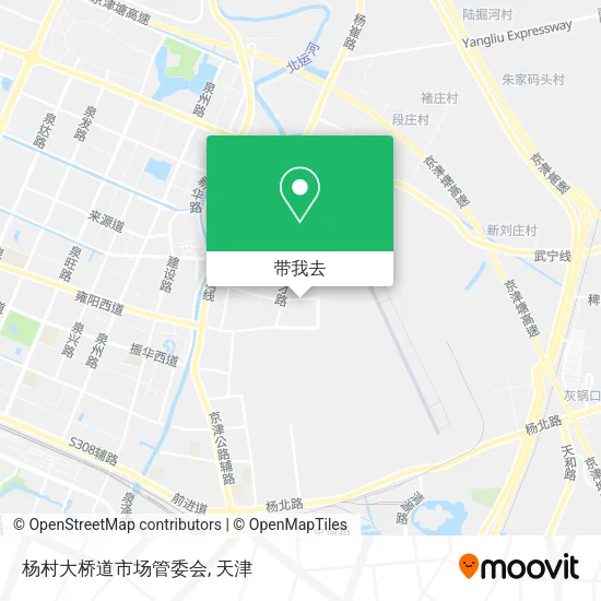 杨村大桥道市场管委会地图