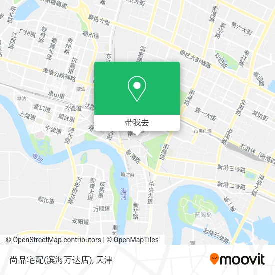 尚品宅配(滨海万达店)地图