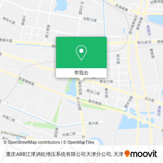 重庆ABB江津涡轮增压系统有限公司天津分公司地图