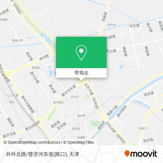 外环北路/普济河东道(路口)地图