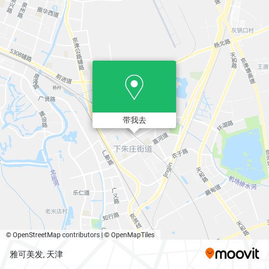 雅可美发地图