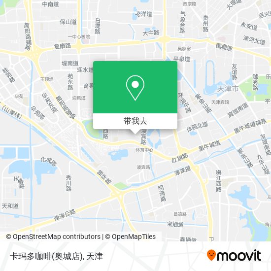 卡玛多咖啡(奥城店)地图