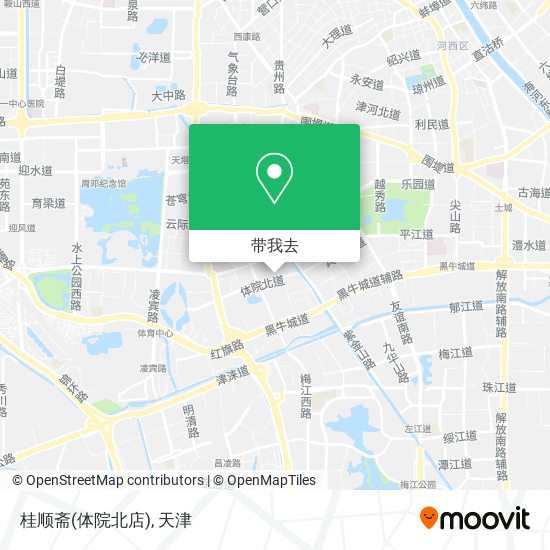 桂顺斋(体院北店)地图