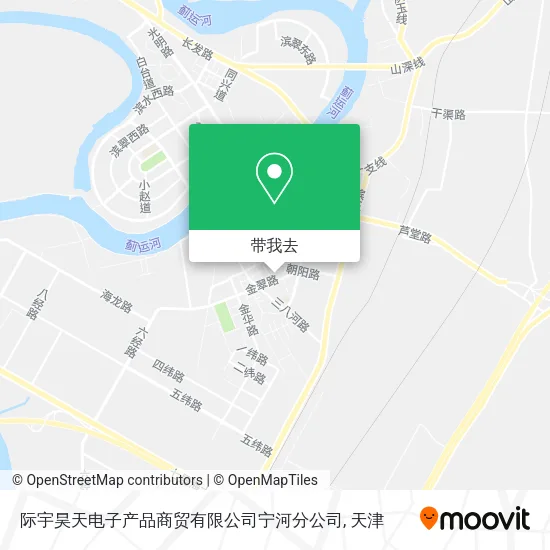 际宇昊天电子产品商贸有限公司宁河分公司地图