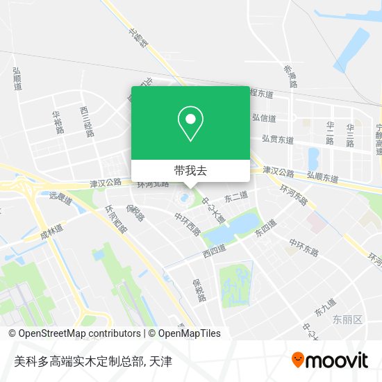 美科多高端实木定制总部地图