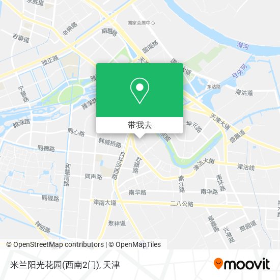 米兰阳光花园(西南2门)地图