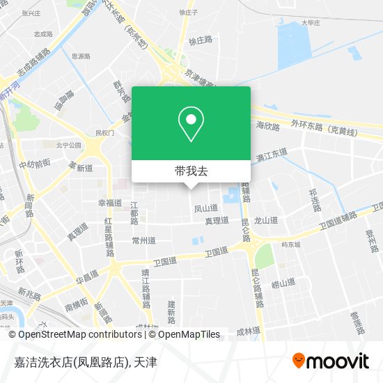 嘉洁洗衣店(凤凰路店)地图