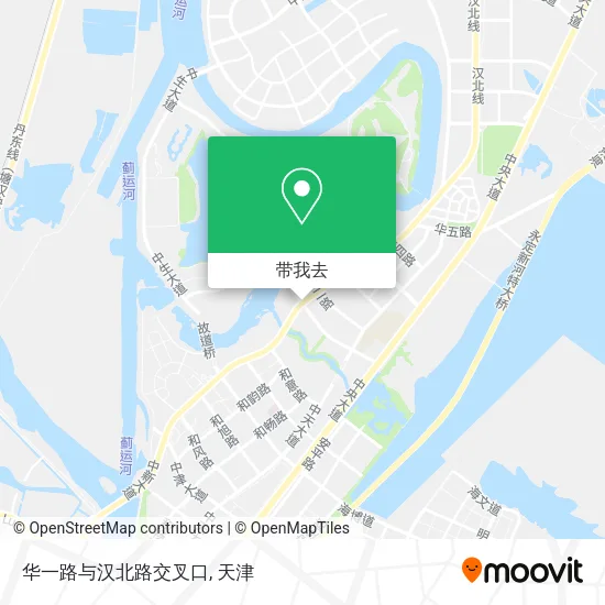 华一路与汉北路交叉口地图