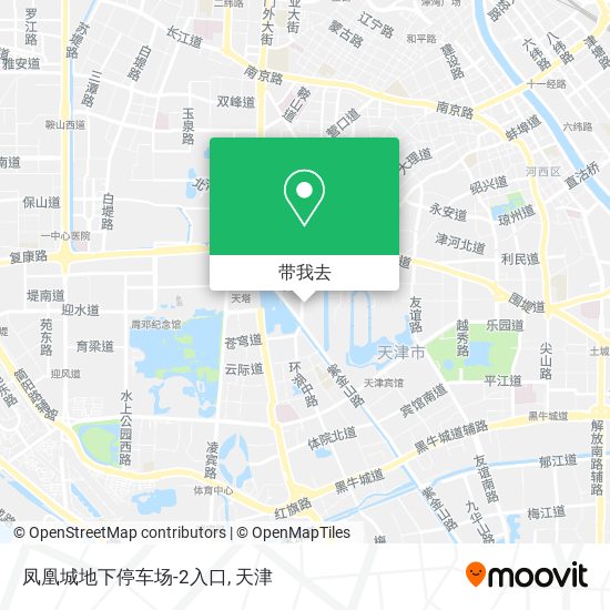 凤凰城地下停车场-2入口地图