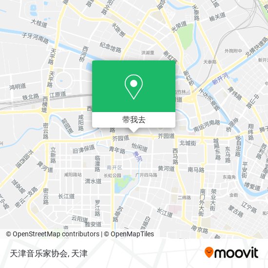 天津音乐家协会地图