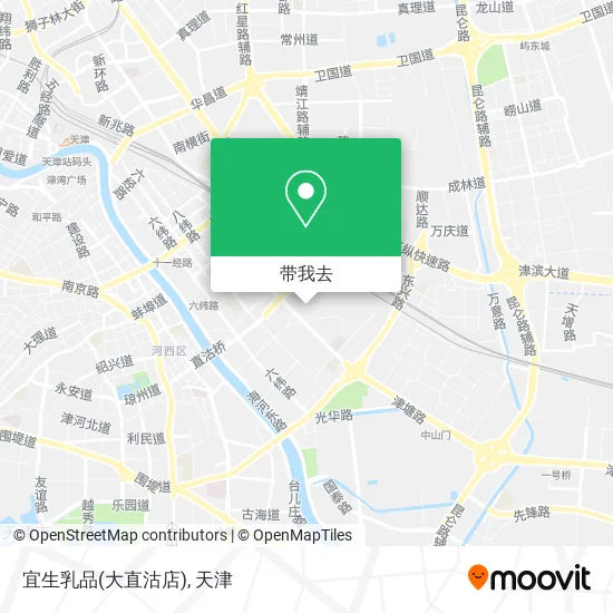 宜生乳品(大直沽店)地图