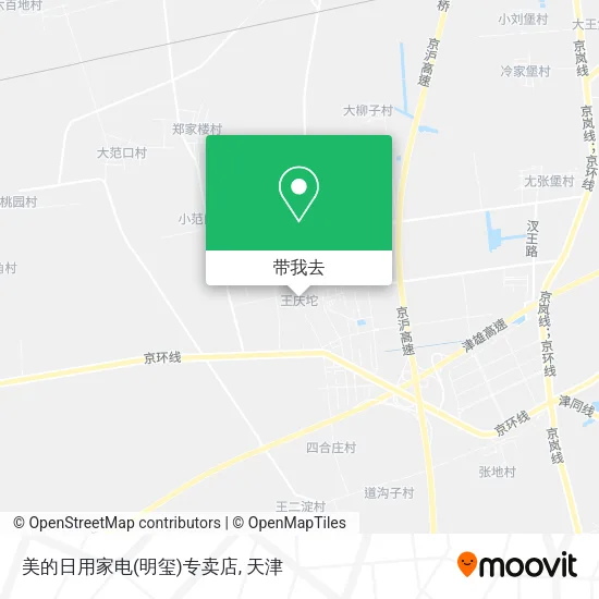 美的日用家电(明玺)专卖店地图