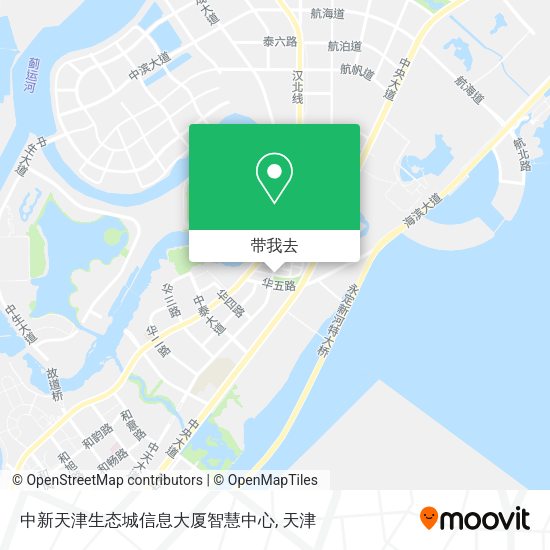 中新天津生态城信息大厦智慧中心地图