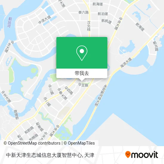中新天津生态城信息大厦智慧中心地图