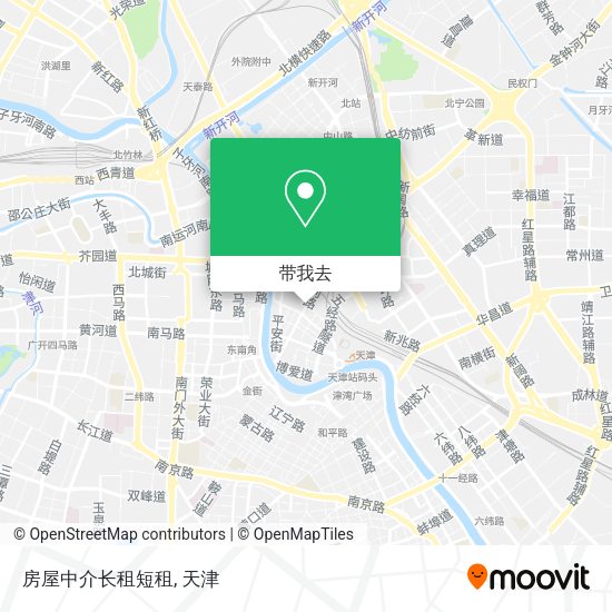 房屋中介长租短租地图