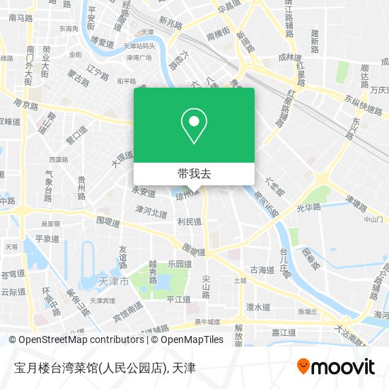 宝月楼台湾菜馆(人民公园店)地图