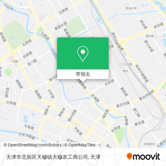 天津市北辰区天穆镇天穆农工商公司地图