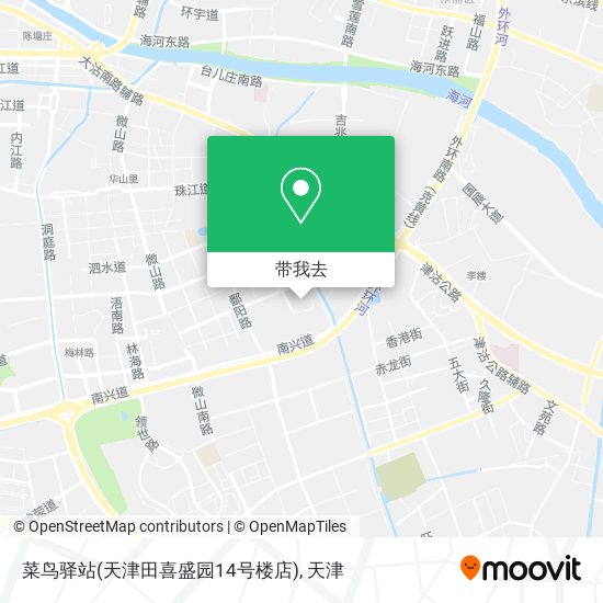 菜鸟驿站(天津田喜盛园14号楼店)地图