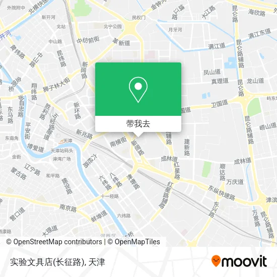 实验文具店(长征路)地图