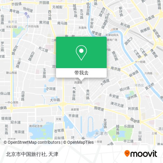 北京市中国旅行社地图