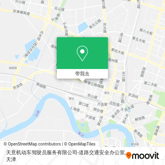天意机动车驾驶员服务有限公司-道路交通安全办公室地图