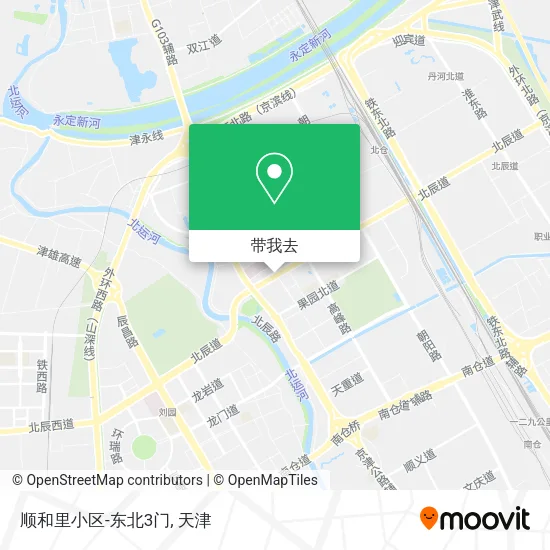 顺和里小区-东北3门地图