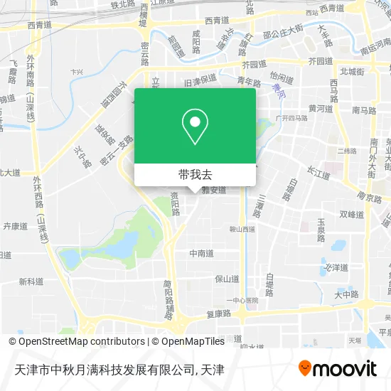 天津市中秋月满科技发展有限公司地图