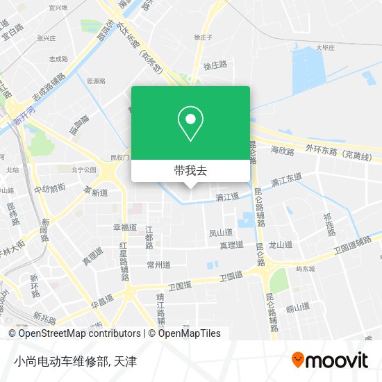 小尚电动车维修部地图