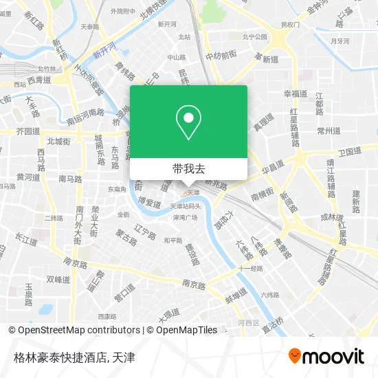 格林豪泰快捷酒店地图