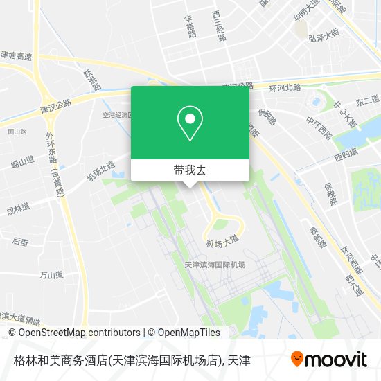 格林和美商务酒店(天津滨海国际机场店)地图