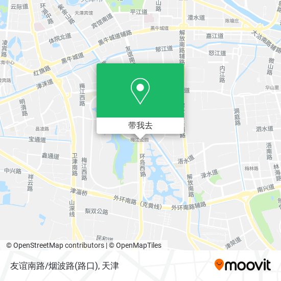 友谊南路/烟波路(路口)地图