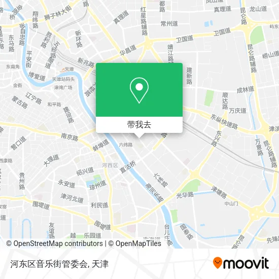 河东区音乐街管委会地图
