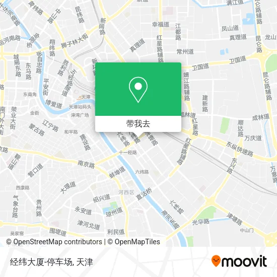经纬大厦-停车场地图