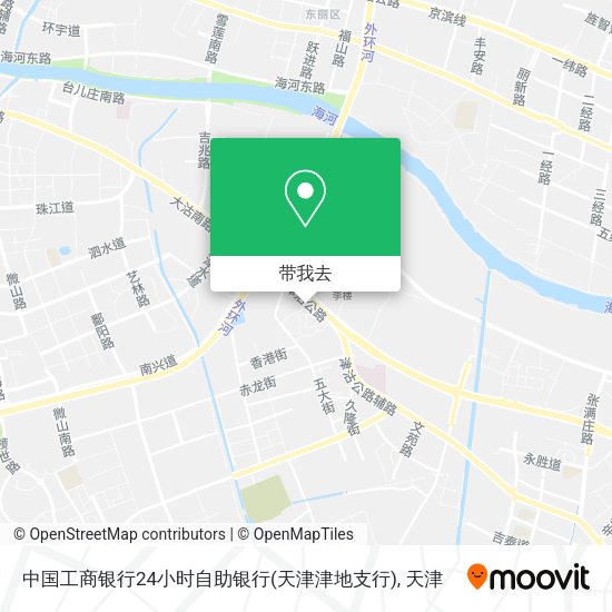 中国工商银行24小时自助银行(天津津地支行)地图