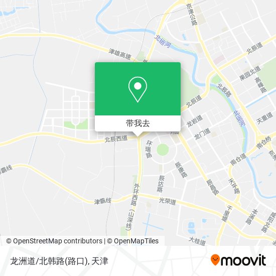 龙洲道/北韩路(路口)地图
