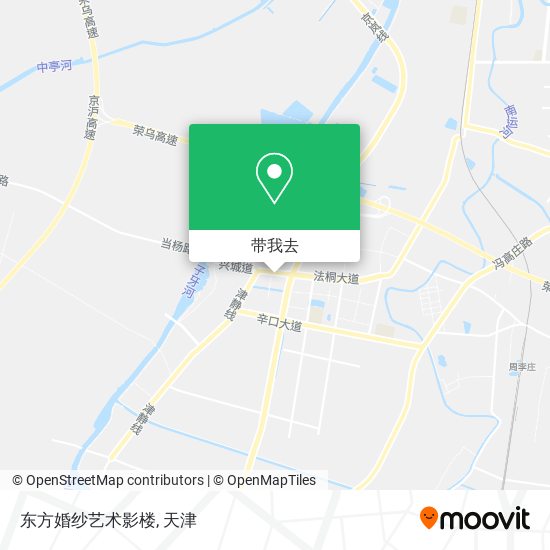 东方婚纱艺术影楼地图