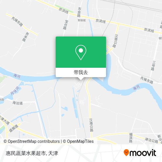 惠民蔬菜水果超市地图