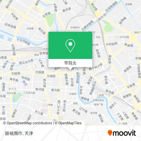 眼镜围巾地图