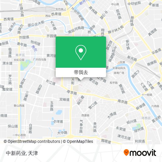 中新药业地图
