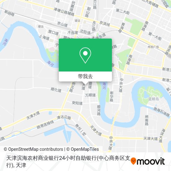 天津滨海农村商业银行24小时自助银行(中心商务区支行)地图