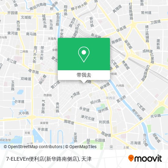 7-ELEVEn便利店(新华路南侧店)地图
