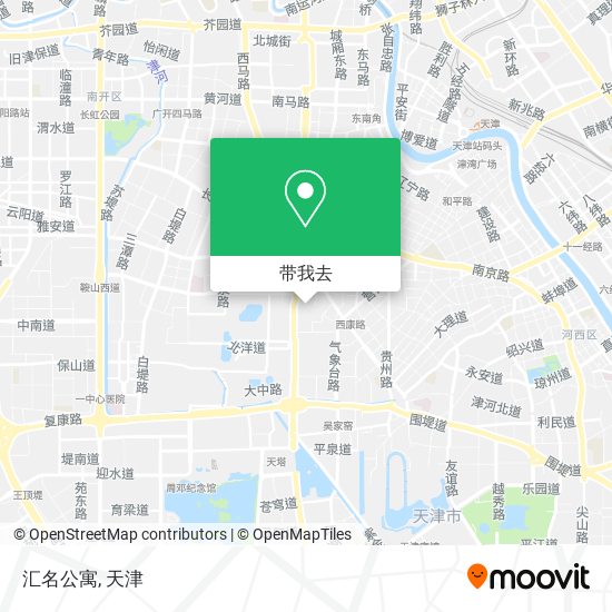 汇名公寓地图