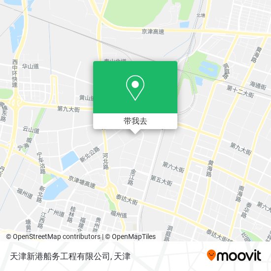 天津新港船务工程有限公司地图