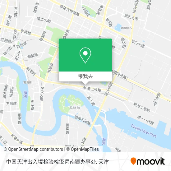 中国天津出入境检验检疫局南疆办事处地图